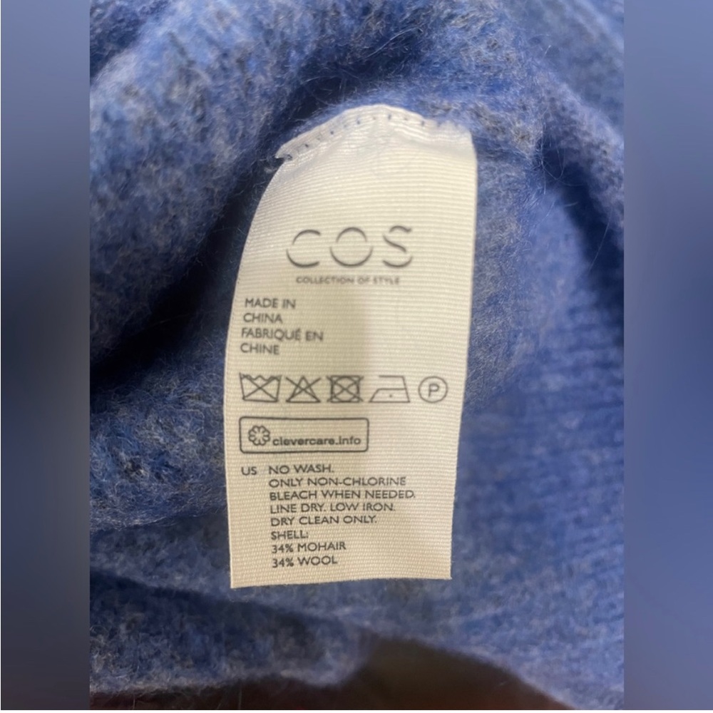 NWT COS Raised Neck Chunky Wool Jumper - Picture 9 of 10